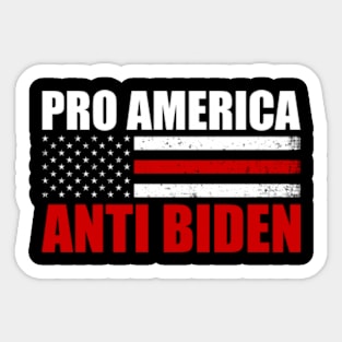 Pro-America Anti-Biden American USA Flag Resist Sticker